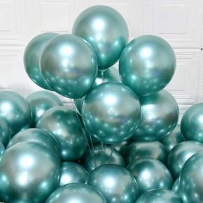 Party Balloons 12 Inch 10pcs Metallic Chrome Glossy Birthday Balloons For - Party Decoration
