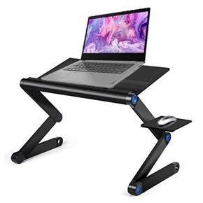 Aluminum Laptop Table With Mouse Pad