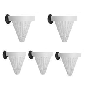 5Pcs/Set Aquarium Fish Tank Feeder Food Blood Worm Cone Funnel Feeding Tool