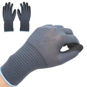 Himeng La Pair Nitrile Rubber Gloves Wear Resistant for Oil Operations Gardening Maintenance Construction Refining