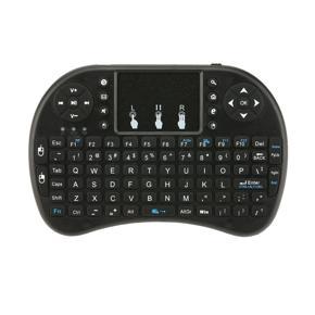 Wireless Mini Keyboard Rii i8 Air Mouse Keypad Remote Control Android TV Box - Black A