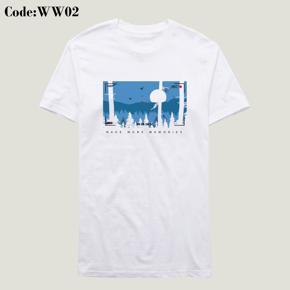 make more memories white Half Sleeve T-Shirt For Men's