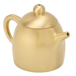 Mini Teapot, Practical  Teapot Shape Ornament Retro Home Decor  Brass for Office  for Study