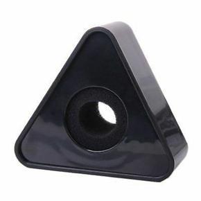 Microphone Logo Flag Box Triangle Shaped