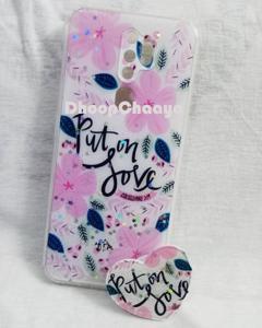 OPPO A9 (2020) / OPPO A5 (2020) - 3D Flexible Silicone Fashionable Ladies Cover with Pop Up Socket