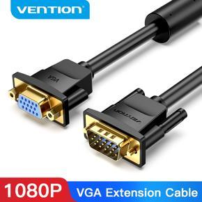 Vention VGA Extension Cable 1080P VGA Male to Female Extender Cable 1m 1.5m 2m 3m 5m for Computer Projector Monitor Extender VGA