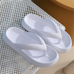 Women Couple Thick Soled Slides Flip Flops Men Summer Casual Non-Slip Slippers Outdoor Beach Sandals EVA Flat Platform Shoes New