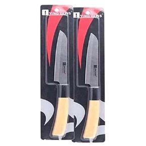 Kitchen knife 2 Pieces - Brown