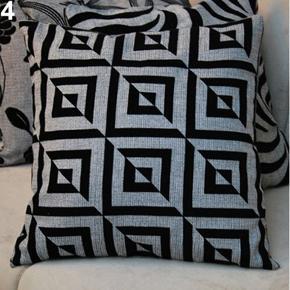 Fashion Plaid Throw Pillow Case Pillowcase Sofa Car Cushion Cover Home Decor