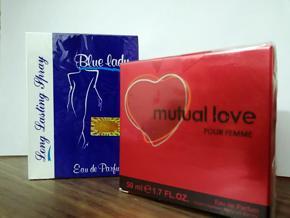 Pack of 2 - Blue Lady Parfum with Mutual Love (Red) - Best Gift