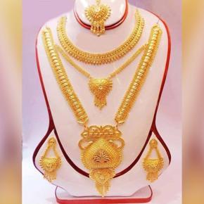 Traditional Gold Plated Necklace Set