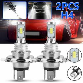 BRADOO-2X H4 9003 Hb2 6000K Super White Csp Led Headlight Bulb Kit High Low Beam Canbus