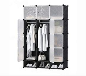 Combine Simple single wardrobe wardrobe 12 cabinet door hang 2 shoes six frames