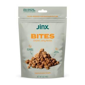 Jinx All Natural Slow-Smoked Chicken Flavor Jerky Bites for Dogs, 5 oz Bag