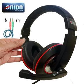 Anida Gaming Headphone Over-The-Ear Cool Sound With Mic For Pc Wired Headset - Gaming Headphone