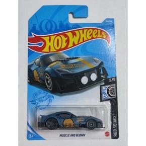 Hotwheels Muscle and Blown - Rod Squad 5/5 [Blue / Gray] 184/250