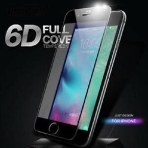 Apple iPhone 6/6S Tempered Glass Screen Protector 5D/6D/9D/11D Tempered Glass For (Edge To Edge) Apple iPhone 6/6S - Black