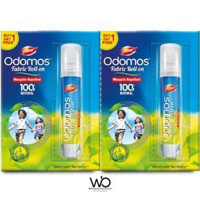 Buy 1 Get 1 - Odomos_Mosquito_Repellent Fabric_Rollon Citronella & Eucalyptus Oil 8ml (Made in India)
