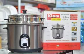 Kiam Rice Cooker 2.8 ltr (double pot) -8704