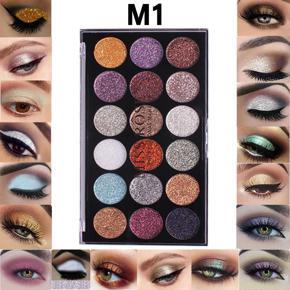 Miss Rose 18 Color Glitter Eye shadow Palette