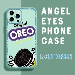 Hontinga for iPhone 13 Pro Max Back Cover Cartoon Cookie Sign Case Camera Protection Soft Silicone TPU Phone Cases