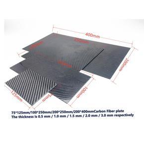3K Full Carbon Fiber Plate Sheet Corrosion Resistant High Tensile Strength Model Airplane Board Material
