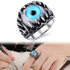 Dragon Devil Eye Skull Stainless Steel Ring