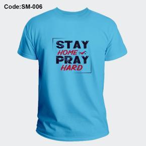 Stay Home Sky Half Sleeve T-Shirt For Men