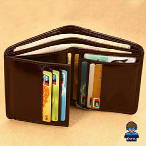 Pure Leather Wallet For Men Chocolate Money Bag