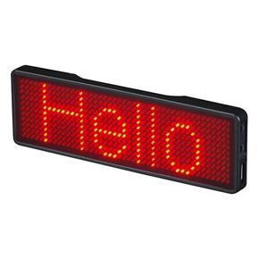 Bluetooth LED Name Badge Rechargeable Light Sign DIY Programmable Scrolling Message d Display LED,Type 2