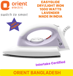 Orient Easyglide 1000W Dry Iron-Lavender / Iron