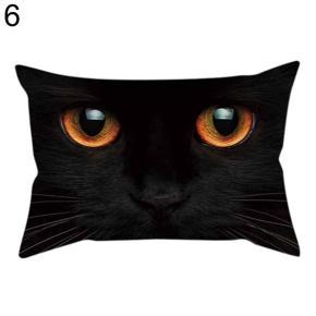 Fashion 3D Cat Eye Throw Pillow Case Sofa Home Office Decoration Cushion Cover