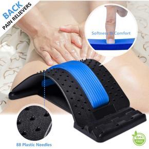 Back Massage Stretcher Lumbar , Stretching Lumbar Support, Waist Neck Relax Mate Device, Spine Pain Relief Chiropractic