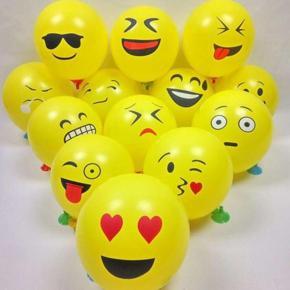 HarnezZ Emoji Smiley Face Air Balloons Party Happy Birthday Balloon Helium Wedding Decoration Festival Party Balloon - 10 pcs