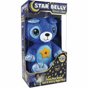 Star Belly Dream Lites Children's Cartoon Plush Starry Dream Projection Lamp