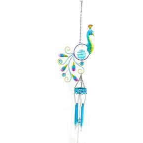 Solar Peacock Wind Chimes,for Courtyard Garden Home Decoration