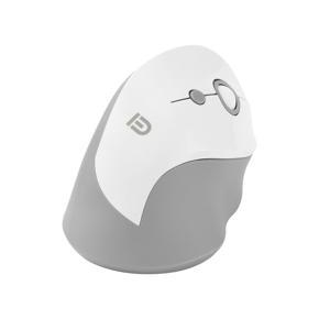 FD I887 Ergonomic Wireless Mouse Vertical Mouse with USB Receiver For Computer - gray