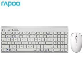 Rapoo 8050GT Wireless Bluetooth Keyboard Mouse Set Home Office Use Keyboard Mouse Set