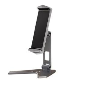 Cell Phone Stand Angle Height Adjustable Aluminum Alloy Desk Holder for iPhone iPad Tablet(6-13 Inches)