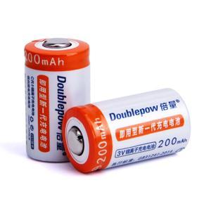 Doublepow  digital camera use 3V 200mAh rechargeable CR2 lithium batteries for Polaroid camera-2piece