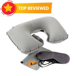 3 in 1 Travelling Pillow Set with eye mask & Ear plug