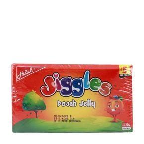 Jiggles Peach Jelly Box - 24Pcs