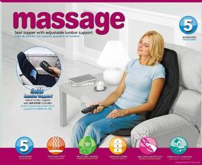 Robotic Cushion Massage Seat / Massager for Car, Office & Home