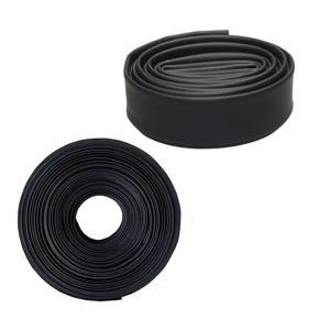 BRADOO- 2 Pcs Black Heat Shrink Tube Electrical Sleeving Car Cable/Wire Heatshrink Tubing Wrap, 5MM & 2.5MM