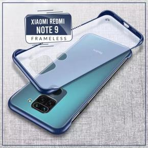 For Redmi Note 9 Frameless Case Matte Transparent Back Cover without Ring