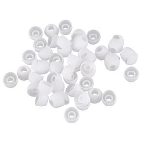 50 Pcs White Earbud Headphone In Ear Buds Tip Cover Replacement