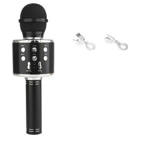 LED Lights Wireless Microphone Professional Microphone Studio Player Singing Recorder Handheld microfone