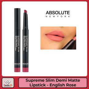 Absolute New York Supreme Slim Demi Matte Lipstick - English Rose