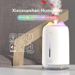 BBOOMã€In stockã€‘ Creative USB Mini night light water humidifier snow mountain humidifier Easy and portable installation and use