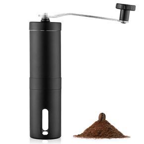 Manual Coffee Grinder Portable Hand Coffee Grinder with Adjustable Setting Conical   Ceramic Burr Grinder Stainless Steel Coffee Mill for Drip Coffee Espresso for Home and   Travel